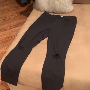 Black PacSun high rise Ripped skinny jeans